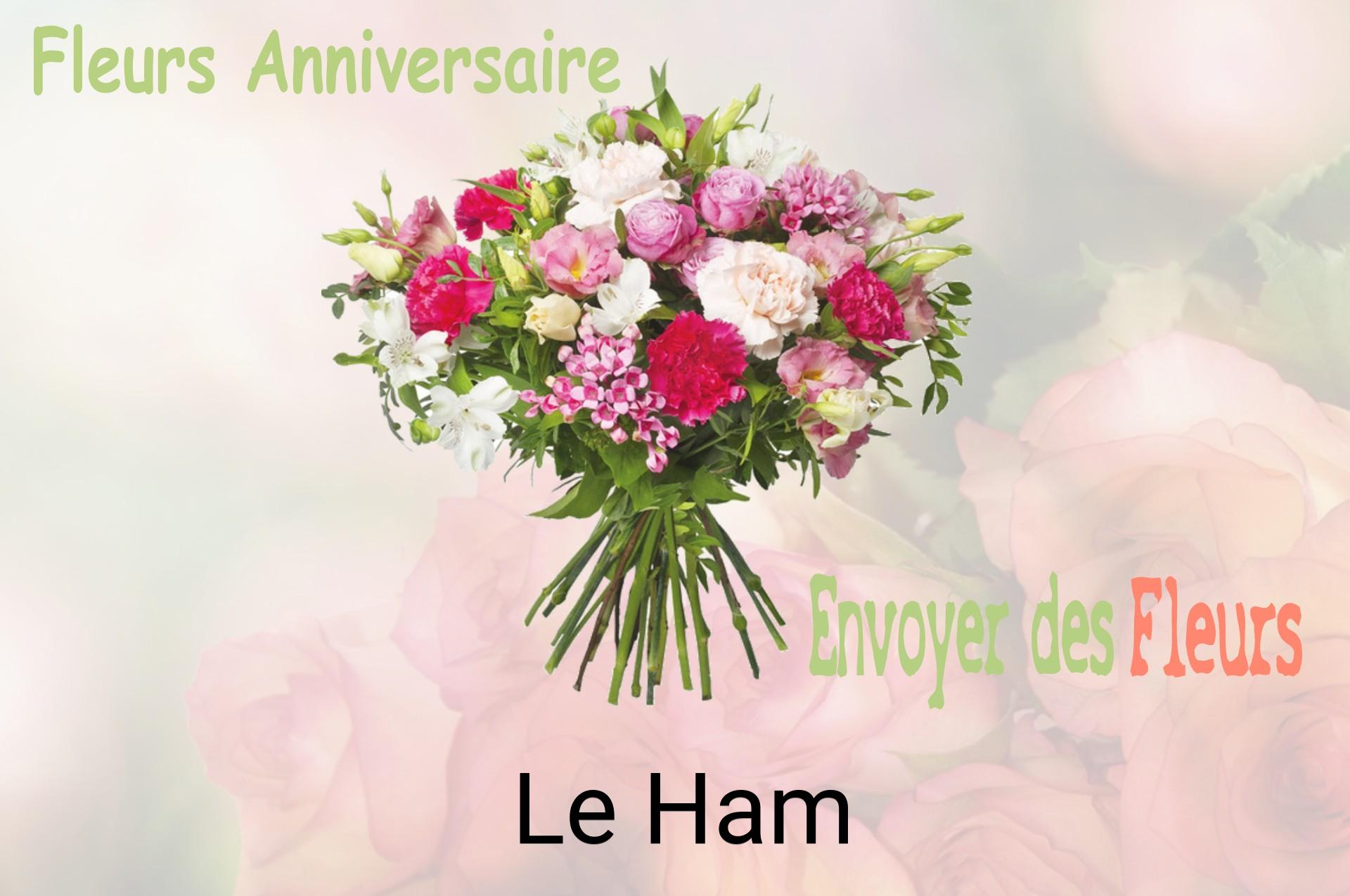 Bouquet de fleurs d’anniversaire livré à Le Ham